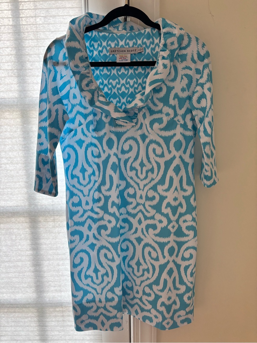 Gretchen Scott Ruffle Neck Dress - Picture 2 of 5